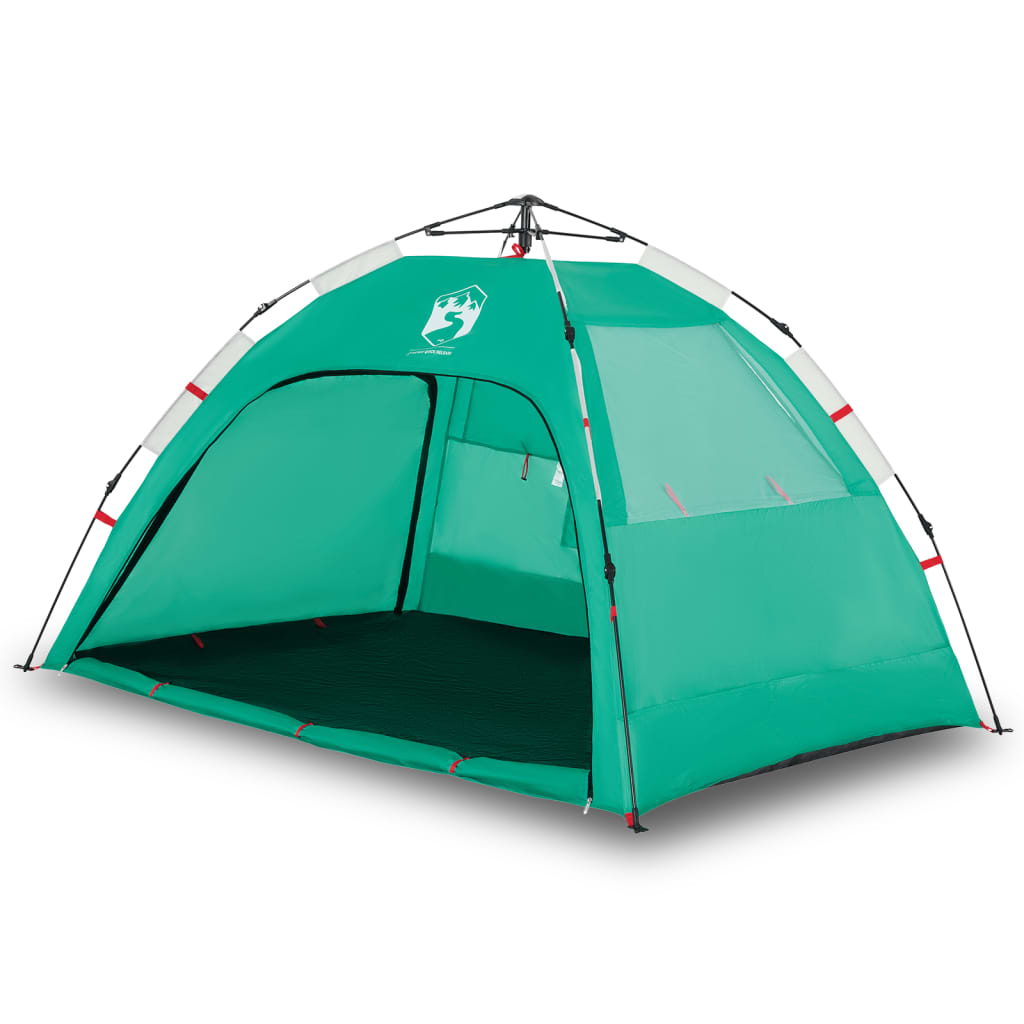 Cort camping 2 persoane verde marin impermeabil setare rapidă