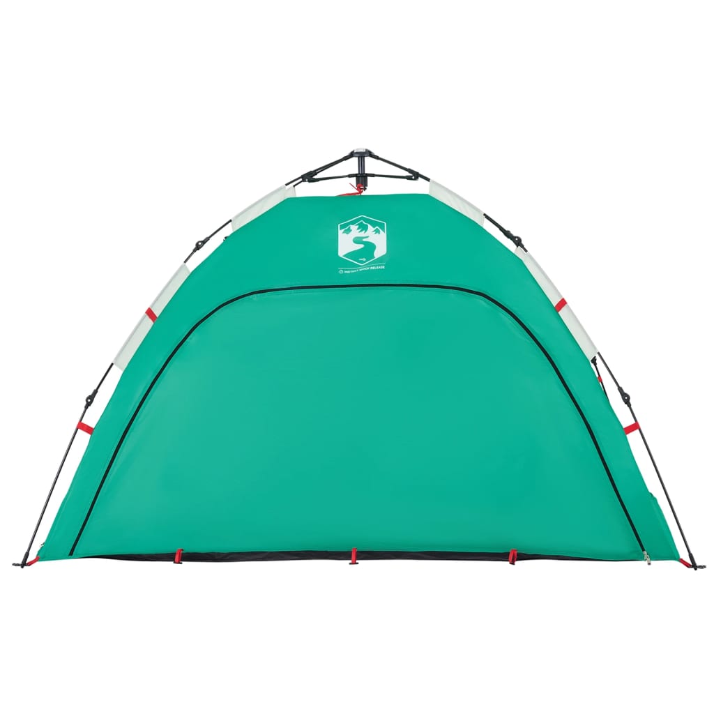 Cort camping 2 persoane verde marin impermeabil setare rapidă