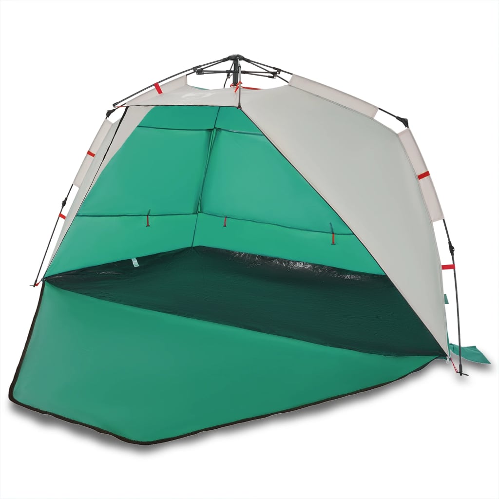 Cort camping 3 persoane verde marin impermeabil setare rapidă