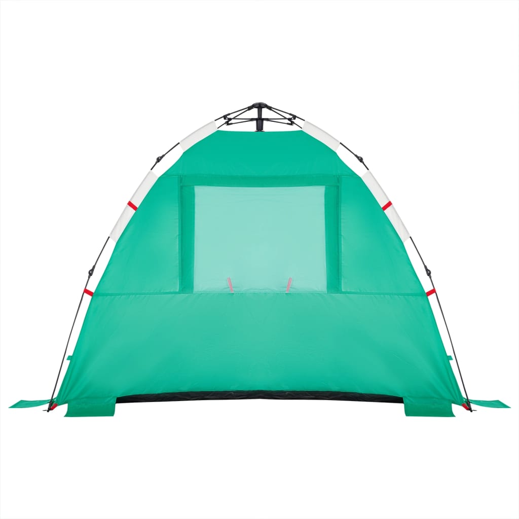 Cort camping 3 persoane verde marin impermeabil setare rapidă