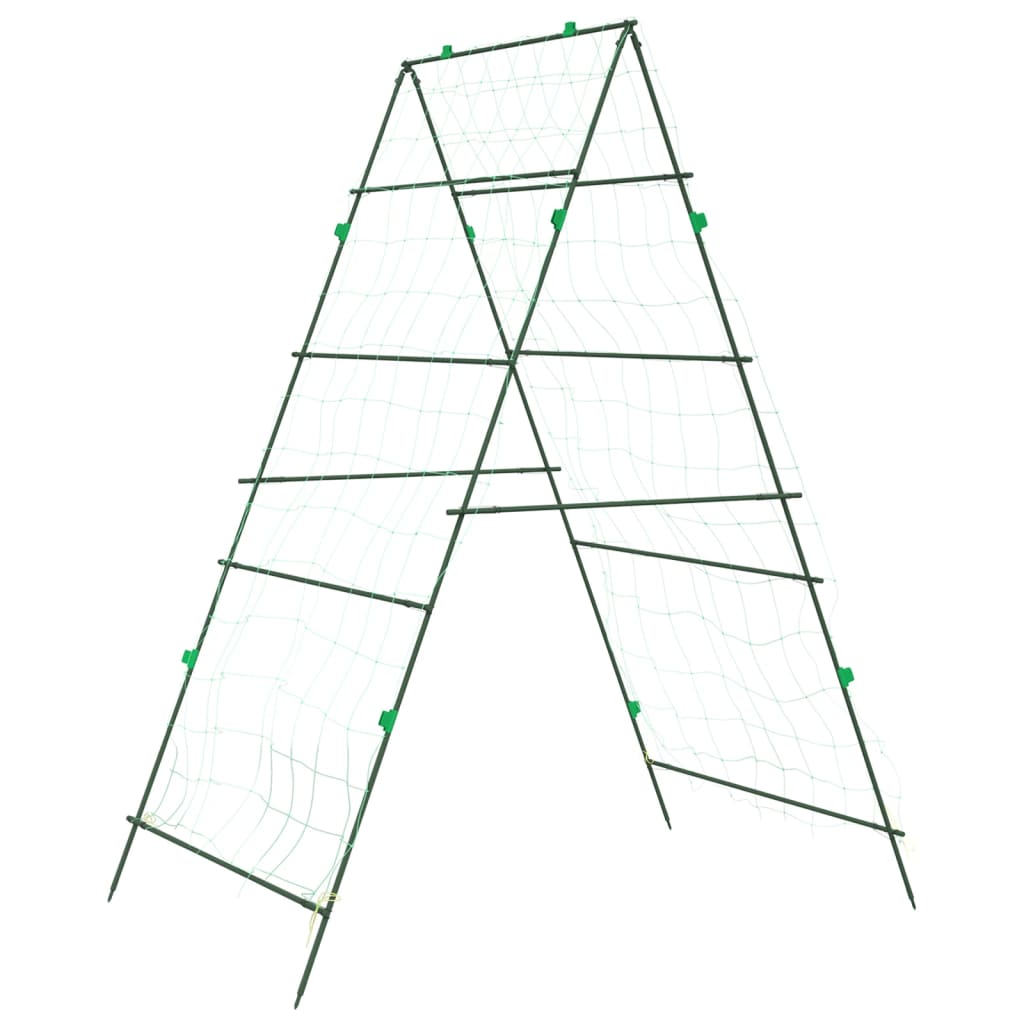 Spalier grădină plante cățărătoare, cadru A 99x90x175,5 cm oțel