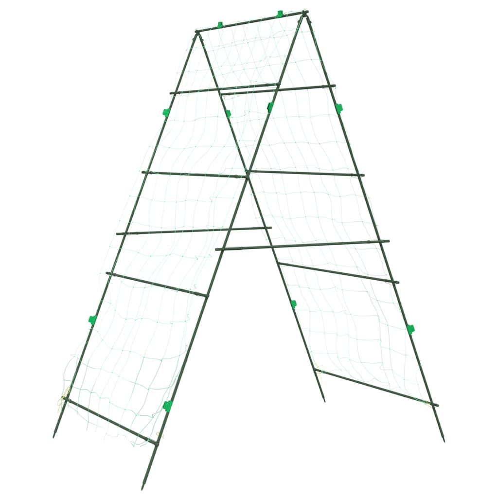 Spalier grădină plante cățărătoare, cadru A 99x90x175,5 cm oțel