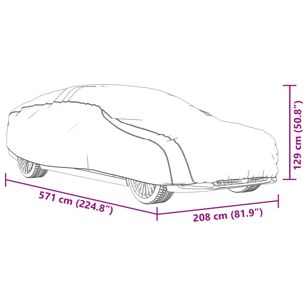 Husă auto Sedan, curele cu cataramă, complet, argintiu M PEVA