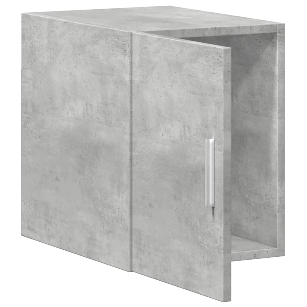 Dulap de perete, gri beton, 30x42,5x40 cm, lemn prelucrat