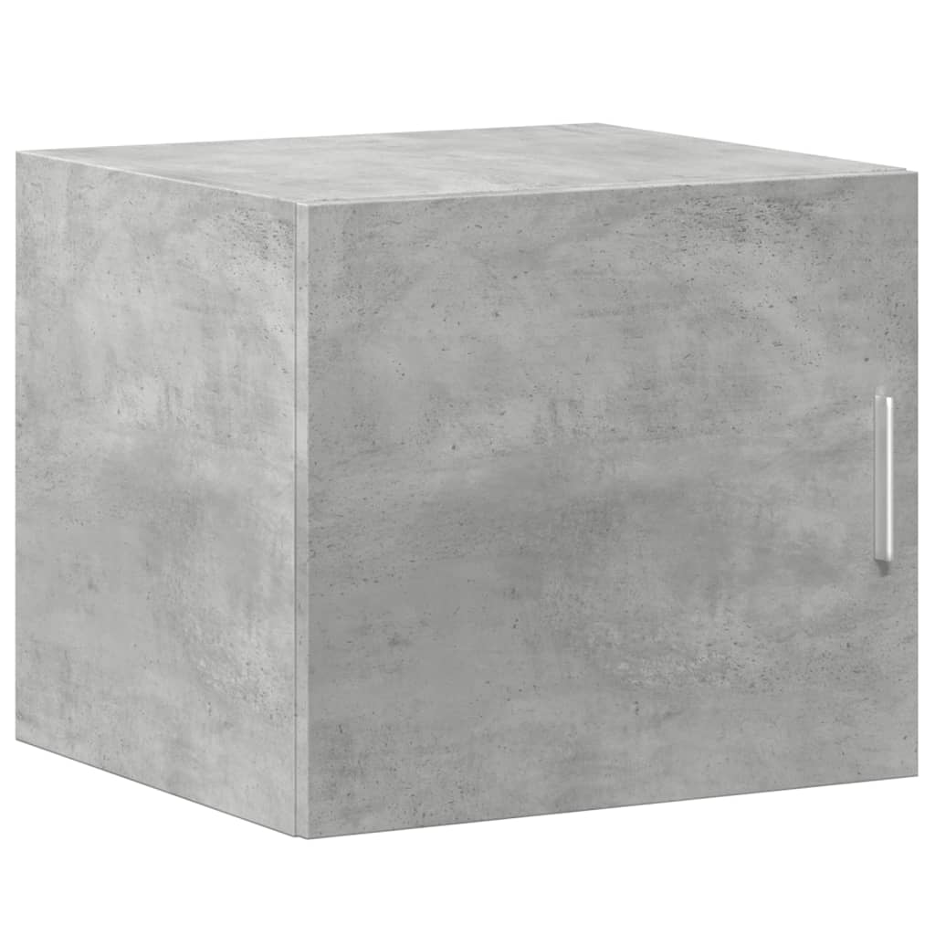 Dulap de perete, gri beton, 45x42,5x40 cm, lemn prelucrat