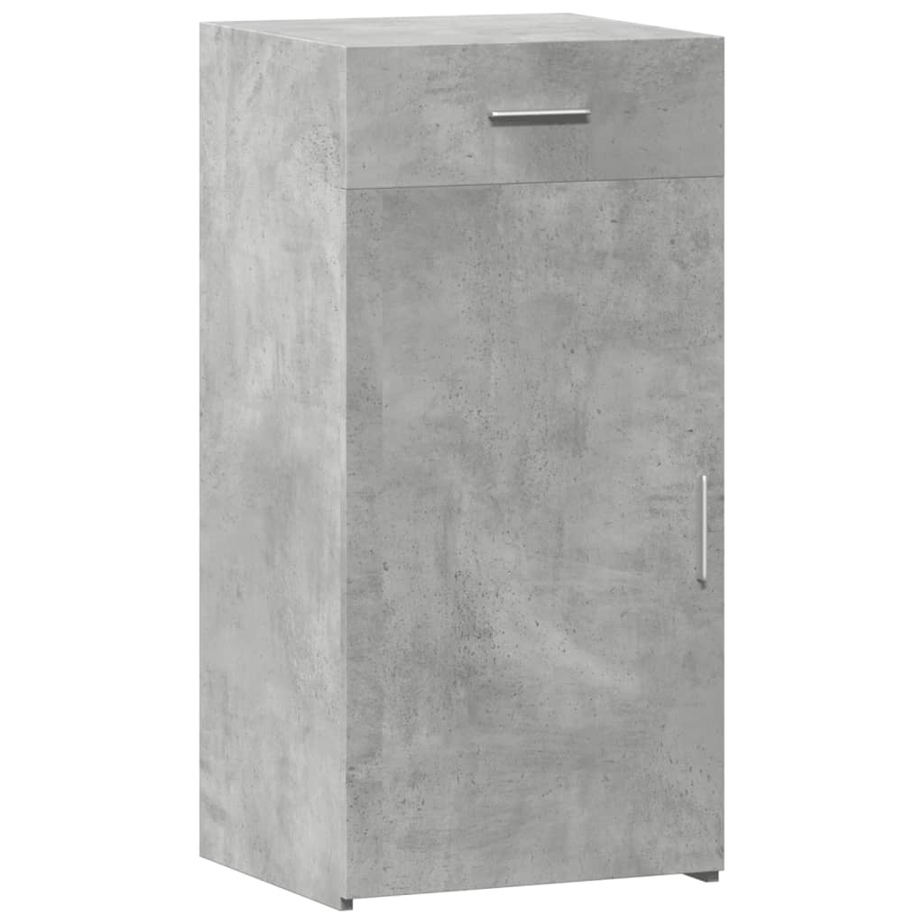 Dulap, gri beton, 45x42,5x93 cm, lemn prelucrat