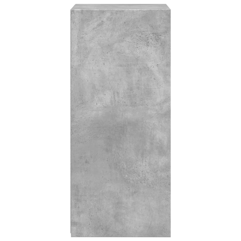 Dulap, gri beton, 45x41x93 cm, lemn prelucrat