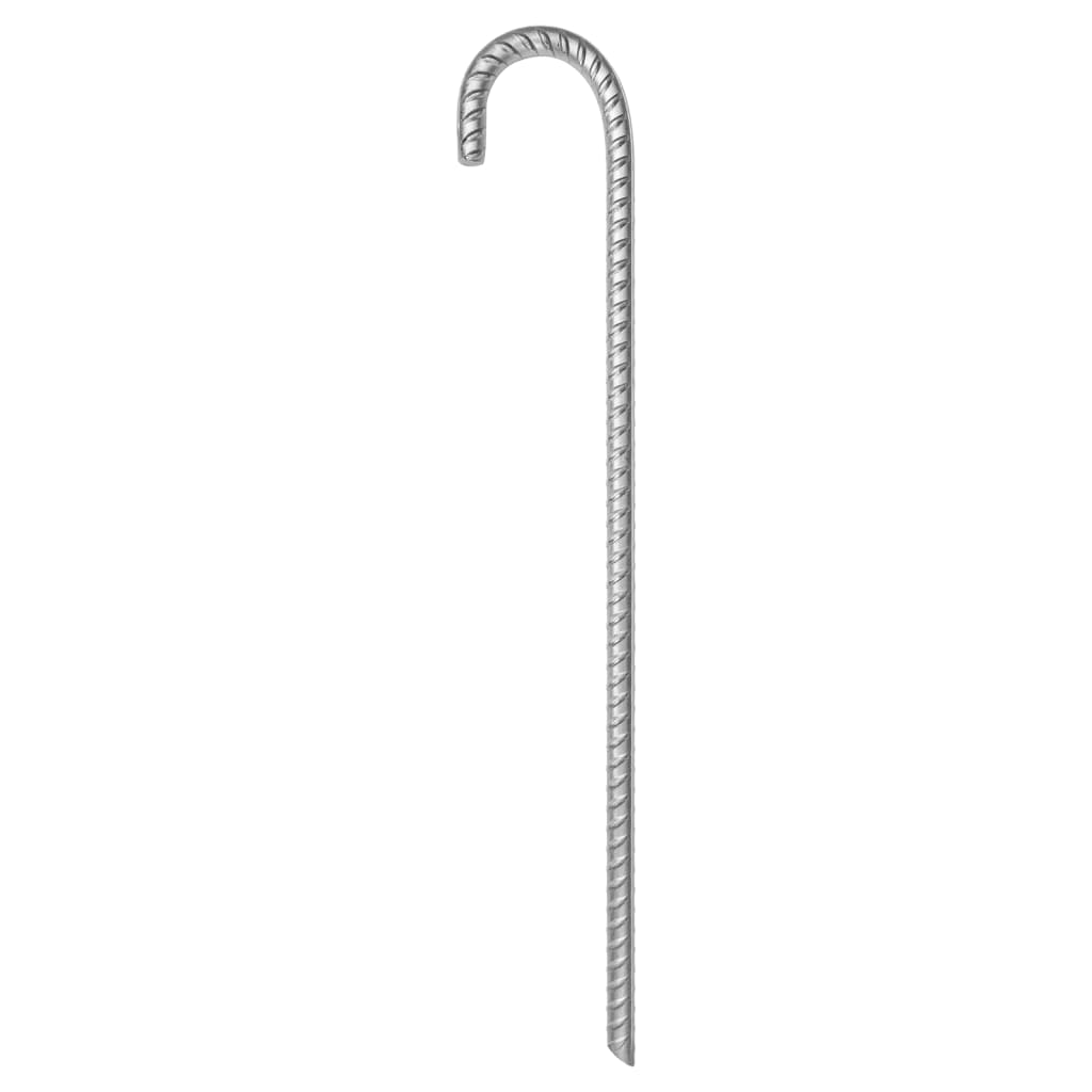 Țăruși de cort, 24 buc., 17 cm, Ø20 mm, oțel galvanizat