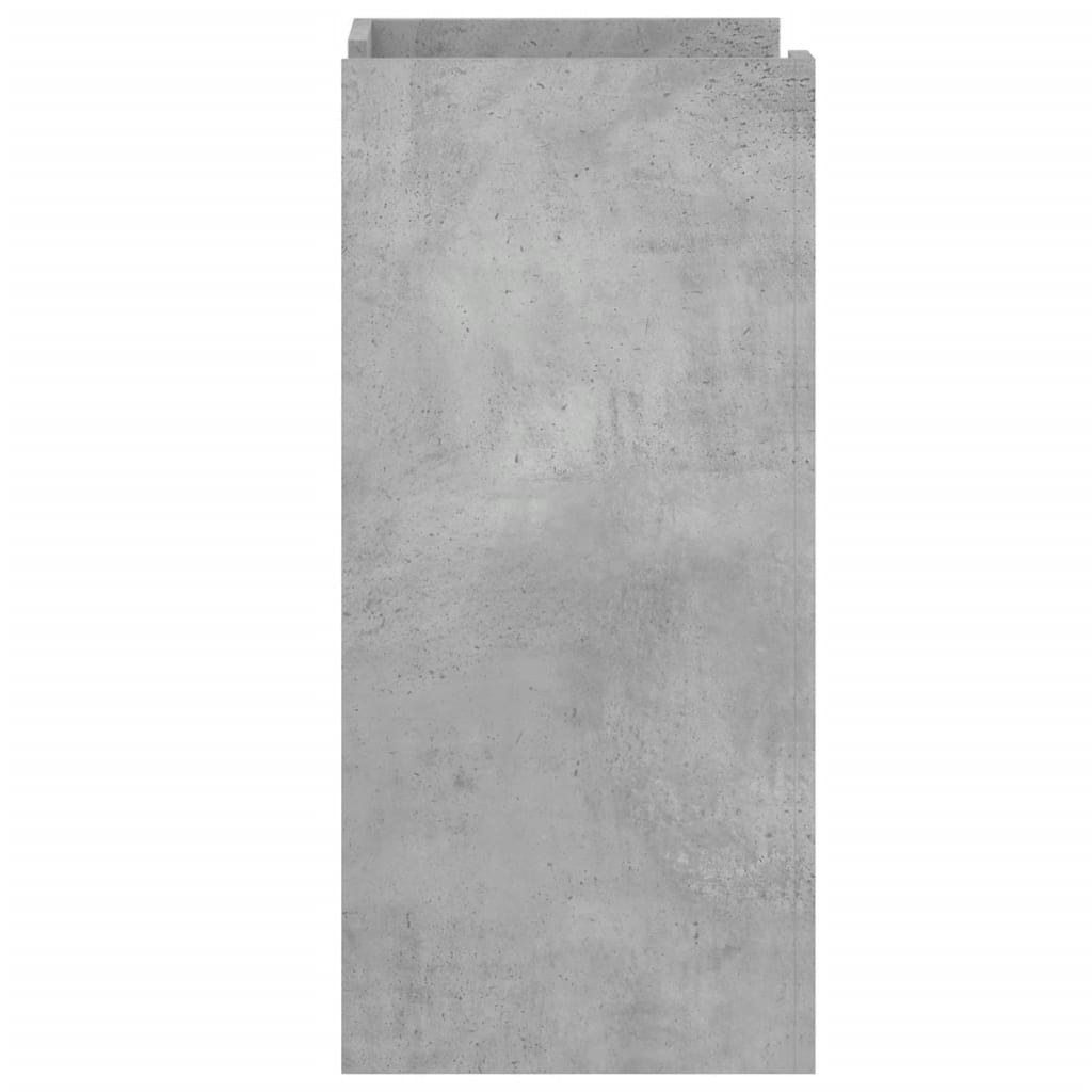 Dulap, gri beton, 45x35x75 cm, lemn prelucrat