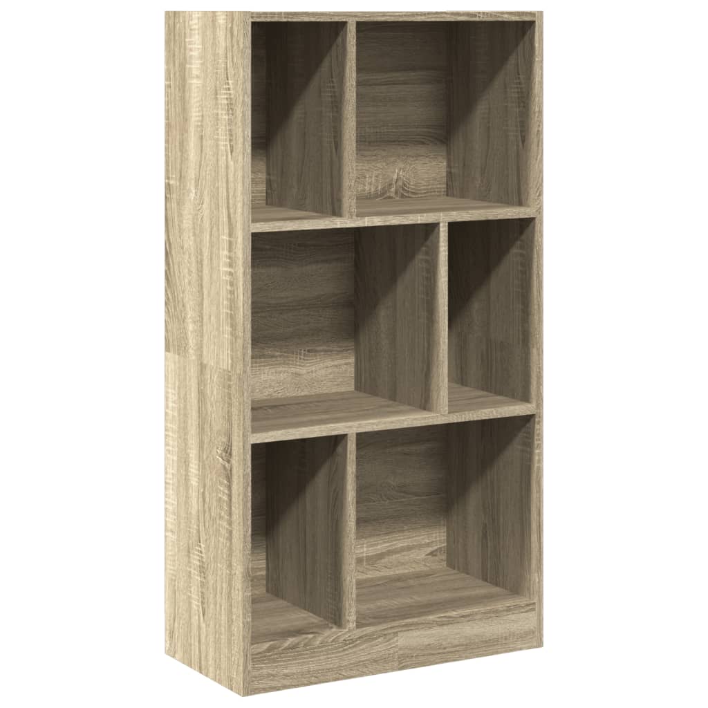 Bibliotecă, stejar sonoma, 57x28,5x107,5 cm, lemn prelucrat