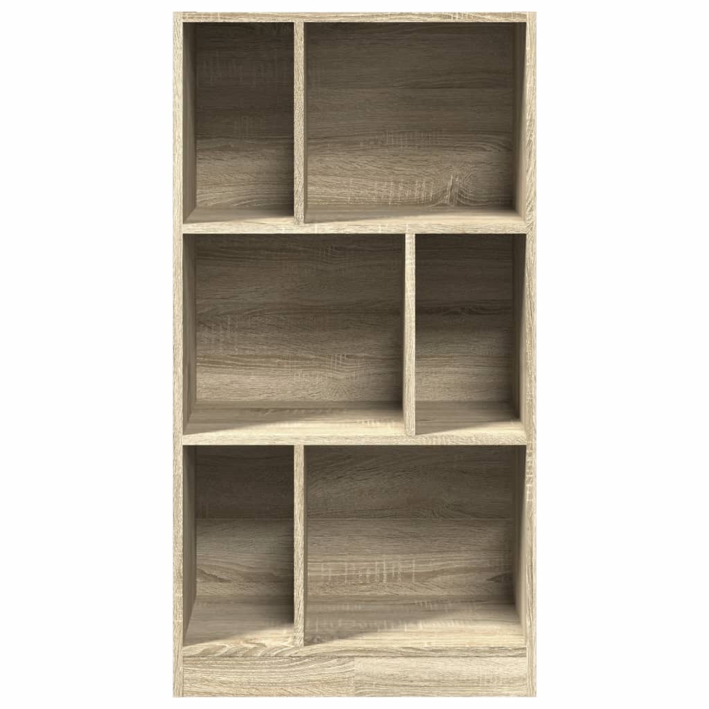 Bibliotecă, stejar sonoma, 57x28,5x107,5 cm, lemn prelucrat