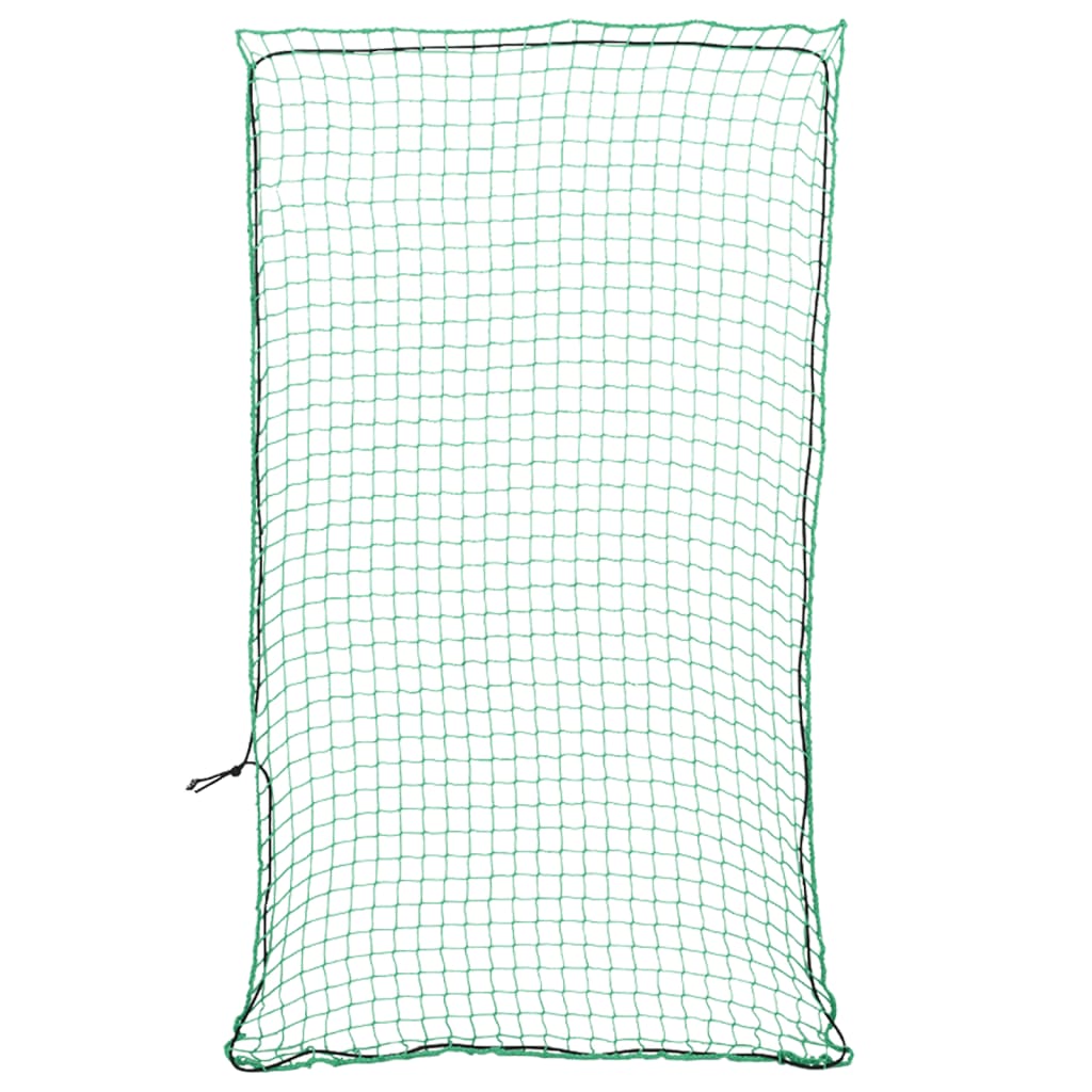 Plasă de remorcă cu funie elastică, verde, 2,1x1,25 m, PP