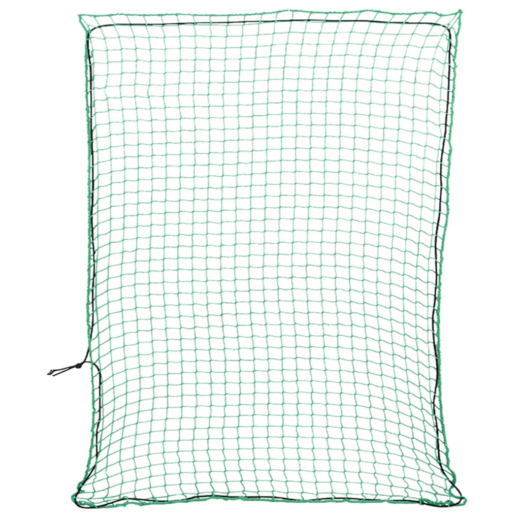 Plasă de remorcă cu funie elastică, verde, 3x2,5 m, PP