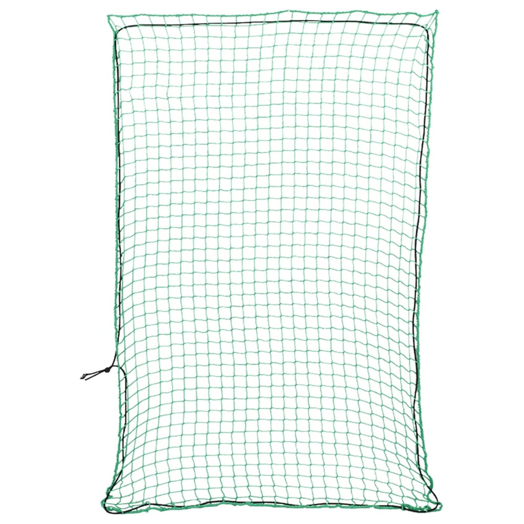 Plasă de remorcă cu funie elastică, verde, 5x3,5 m, PP