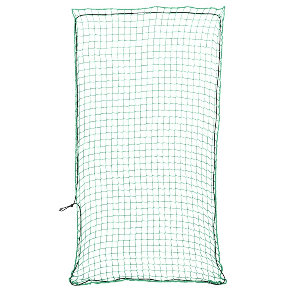 Plasă de remorcă cu funie elastică, verde, 7x3,5 m, PP