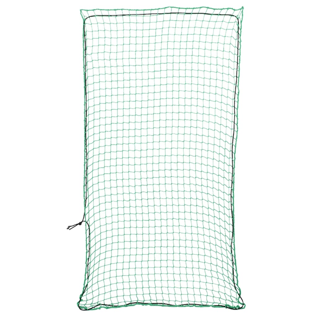 Plasă de remorcă cu funie elastică, verde, 8x3,5 m, PP