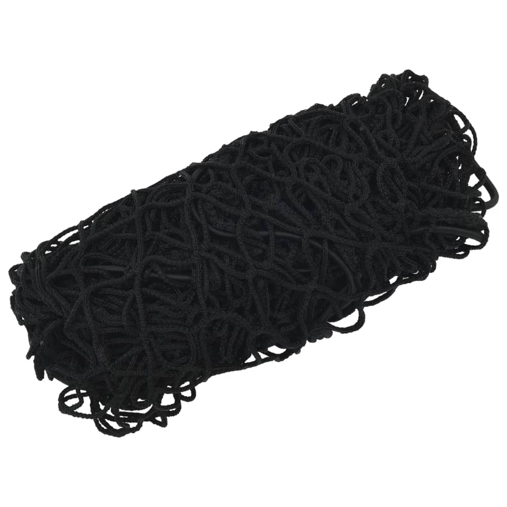 Plasă de remorcă cu funie elastică, negru, 2,1x1,25 m, PP