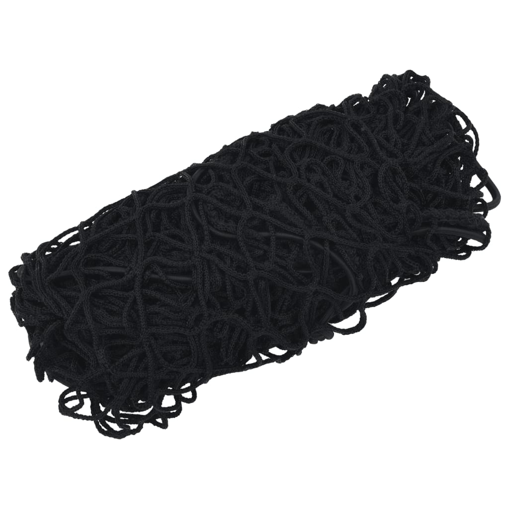 Plasă de remorcă cu funie elastică, negru, 2,2x1,5 m, PP