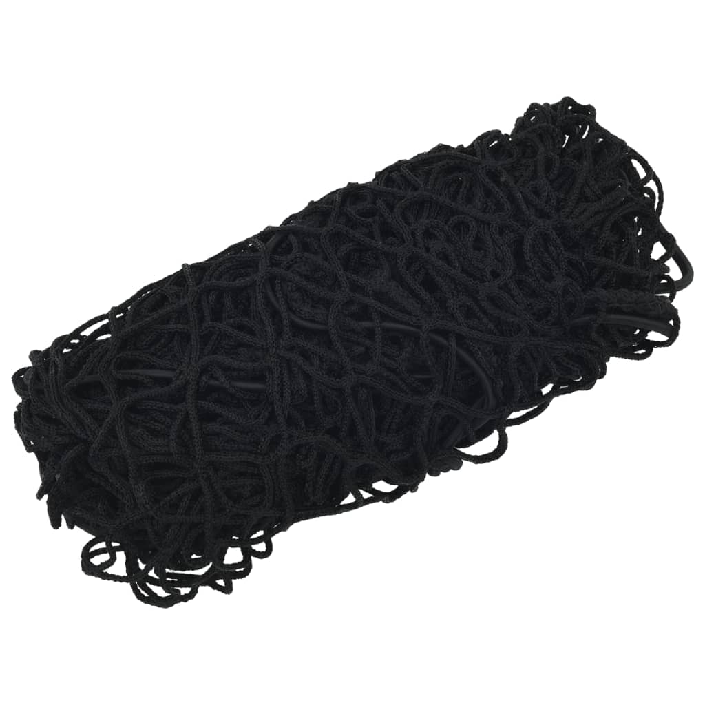 Plasă de remorcă cu funie elastică, negru, 2,7x1,5 m, PP