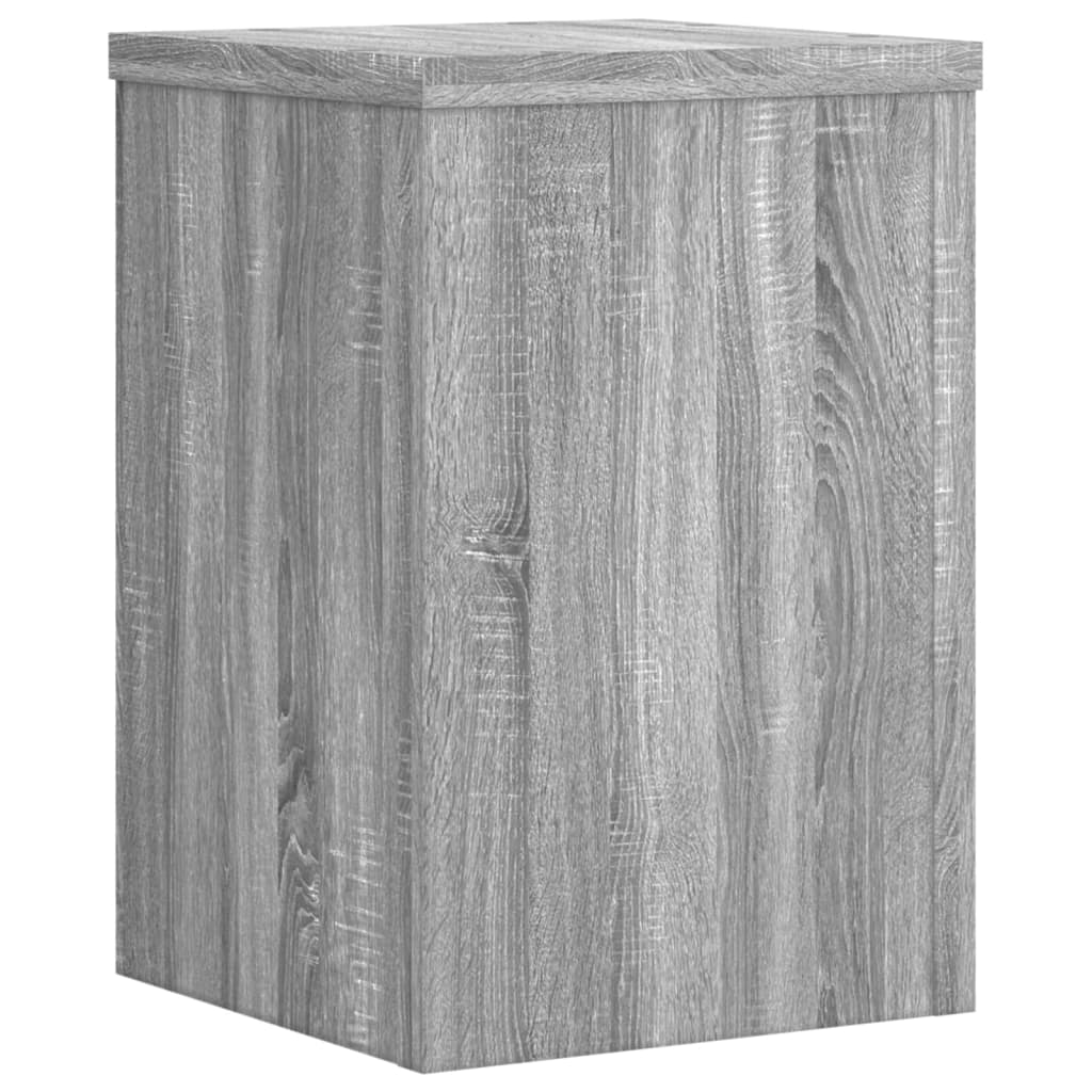 Suporturi de plante 2 buc. gri sonoma 20x20x30 lemn prelucrat