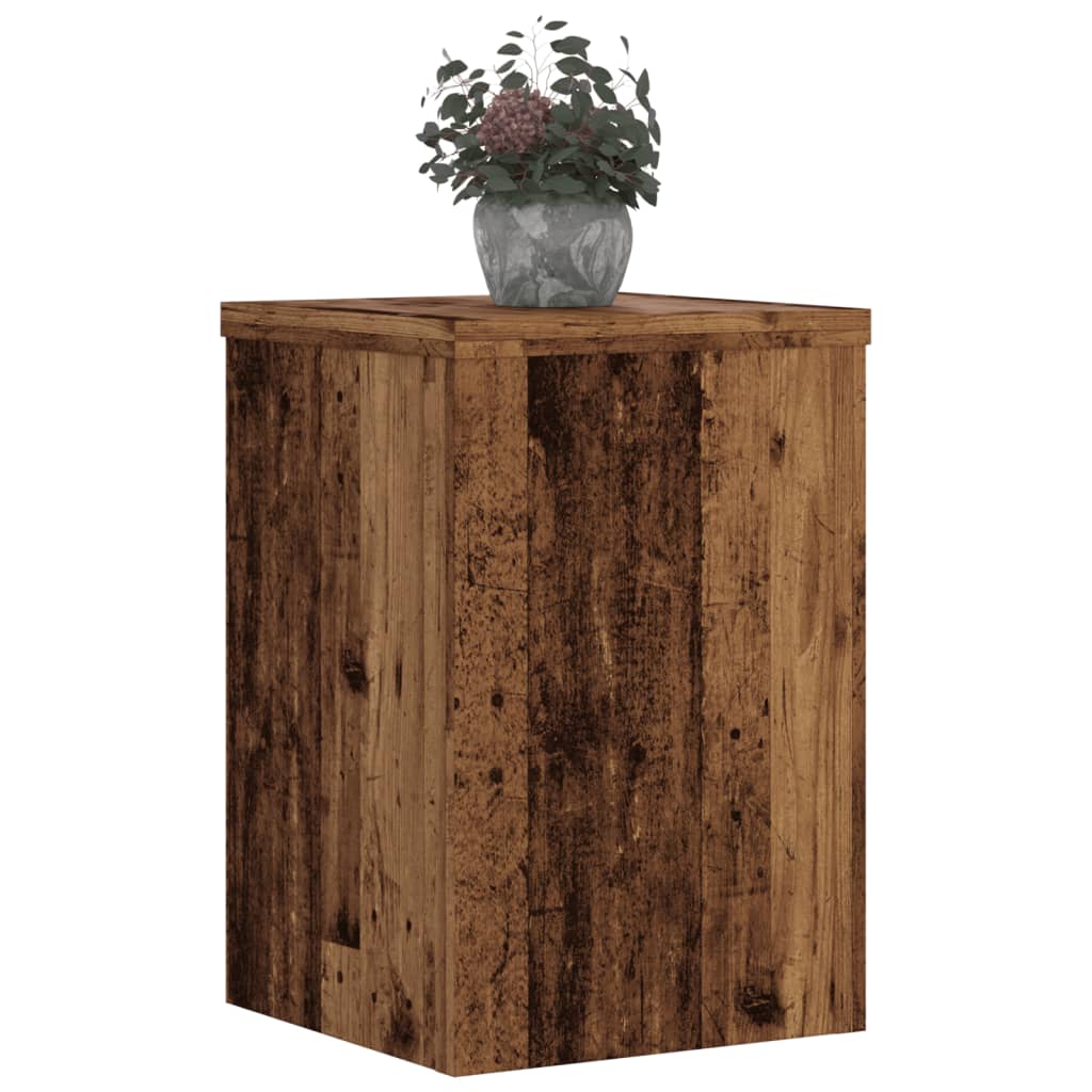 Suporturi de plante 2 buc. lemn vechi 20x20x30cm lemn prelucrat