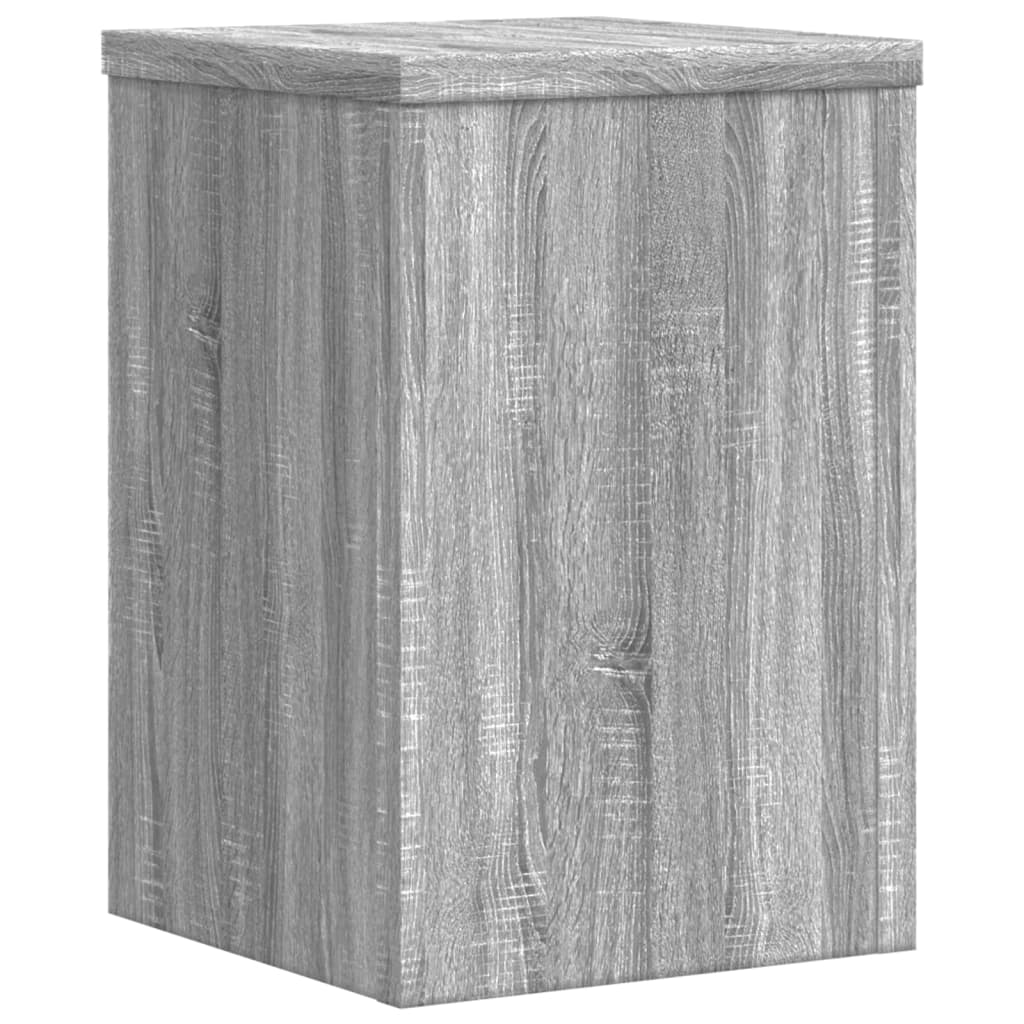 Suporturi de plante 2 buc. gri sonoma 25x25x35cm lemn prelucrat