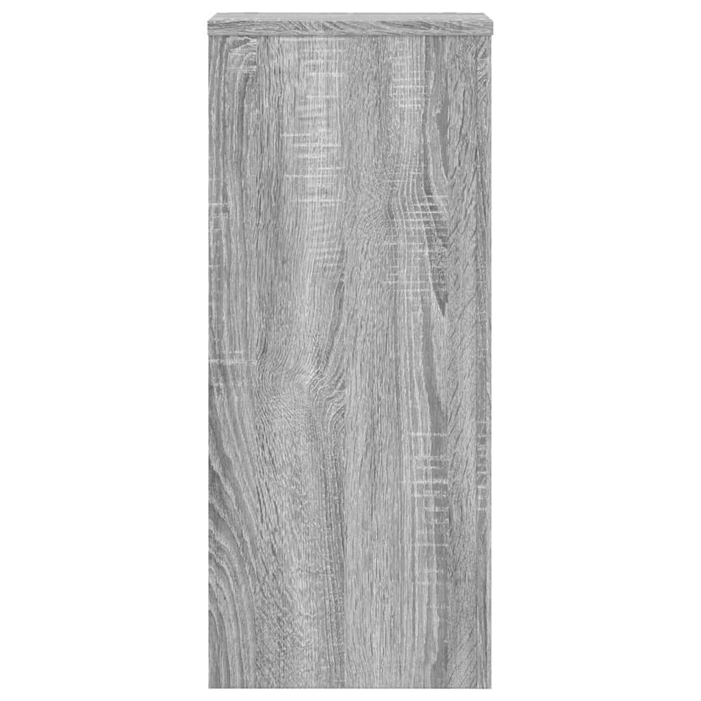 Suporturi de plante 2 buc. gri sonoma 30x30x70cm lemn prelucrat