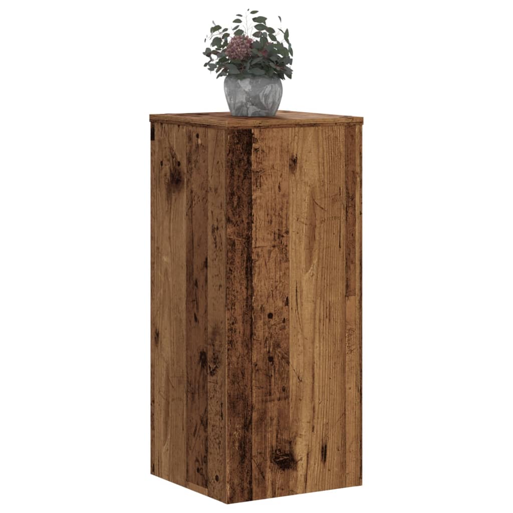 Suporturi de plante 2 buc. lemn vechi 30x30x70cm lemn prelucrat