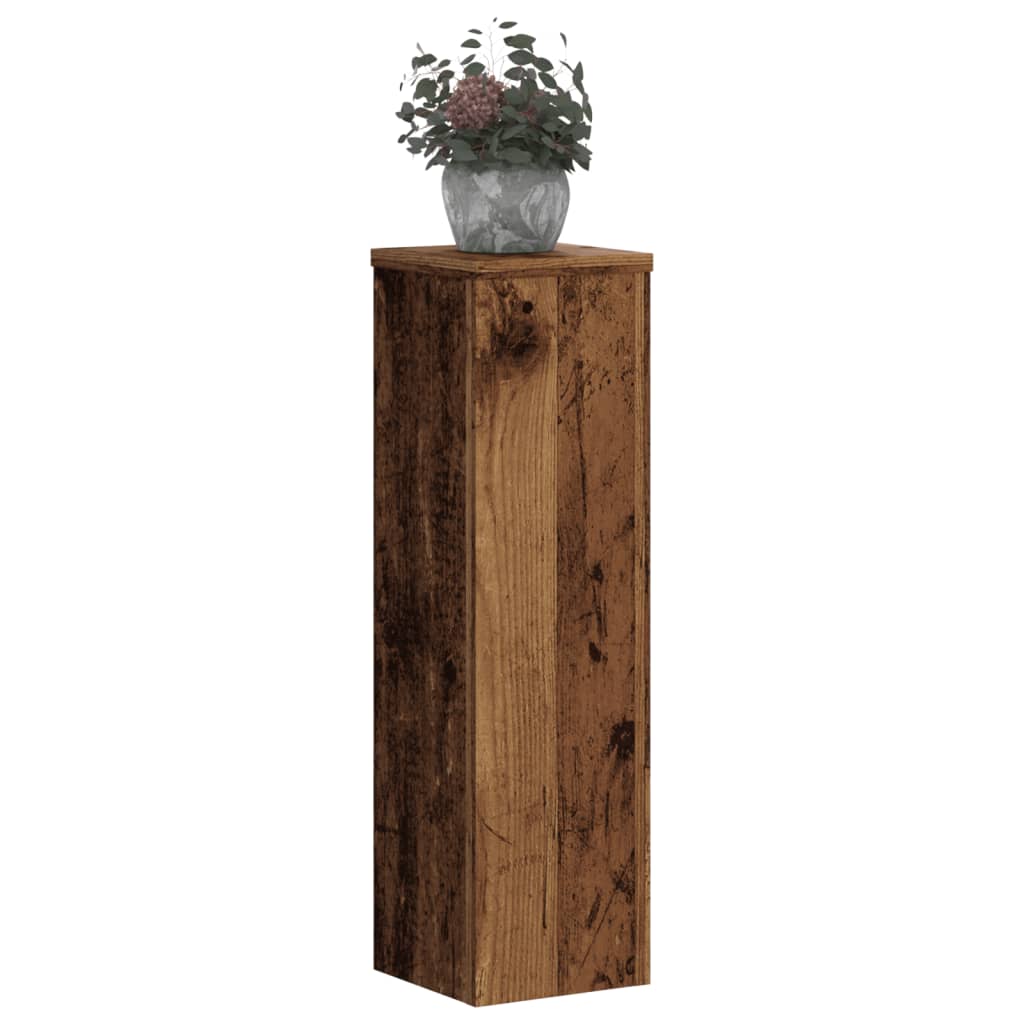 Suporturi de plante 2 buc. lemn vechi 17x17x60cm lemn prelucrat