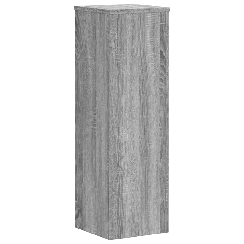 Suporturi de plante 2 buc. gri sonoma 25x25x80cm lemn prelucrat