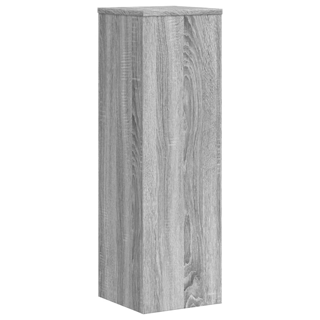 Suporturi de plante 2 buc. gri sonoma 25x25x80cm lemn prelucrat