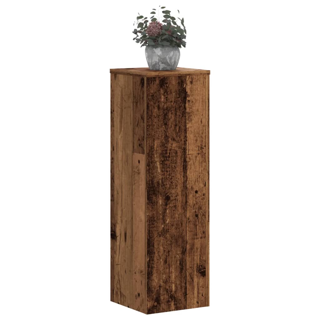 Suporturi de plante 2 buc. lemn vechi 25x25x80cm lemn prelucrat