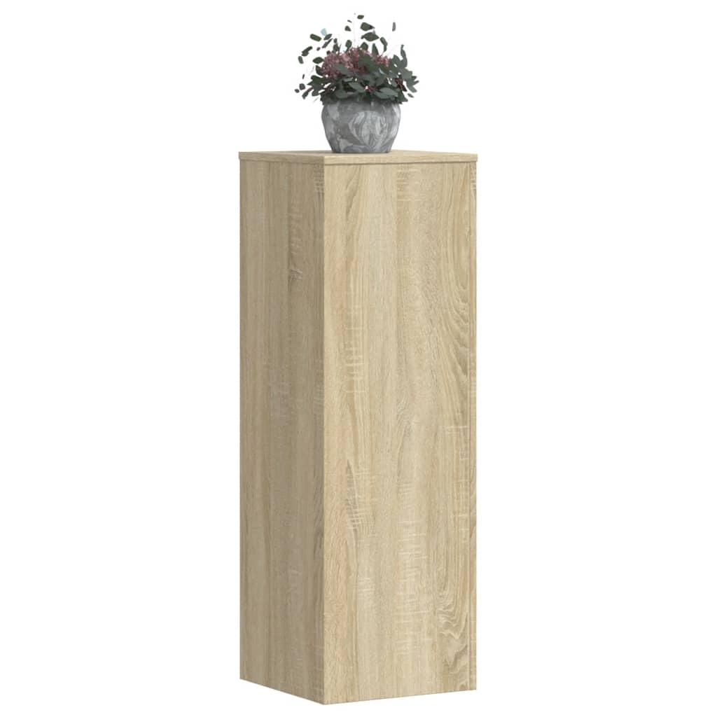 Suport de plante, stejar sonoma, 33x33x100 cm, lemn prelucrat