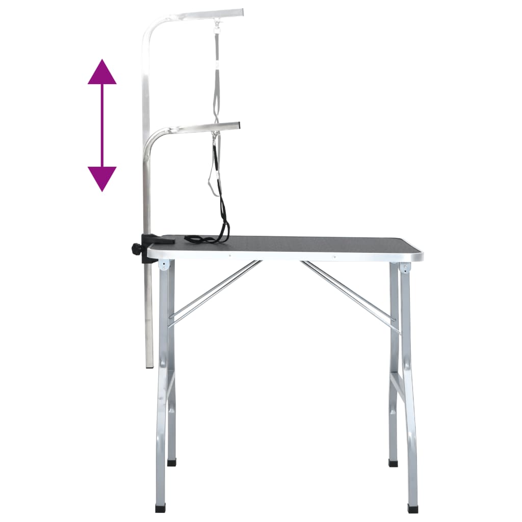 Masă de toaletare câini, pisici, animale de companie, reglabilă