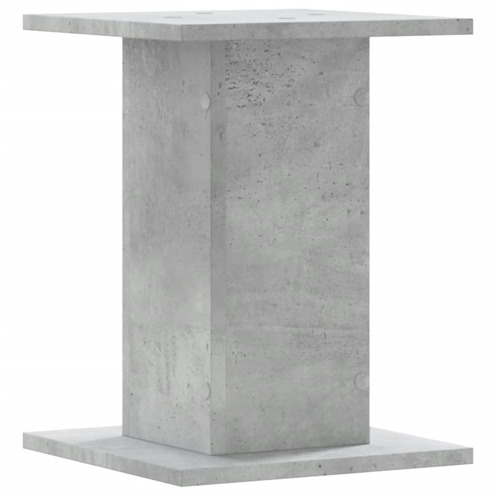 Suport de plante, 2 buc., gri beton, 30x30x40 cm lemn prelucrat