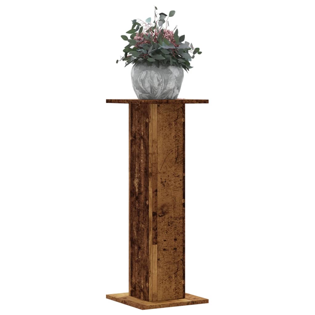 Suporturi de plante 2 buc. lemn vechi 30x30x80cm lemn prelucrat