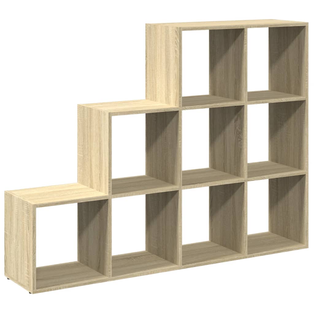 Bibliotecă/separator cameră stejar sonoma 137,5x29x103,5cm lemn