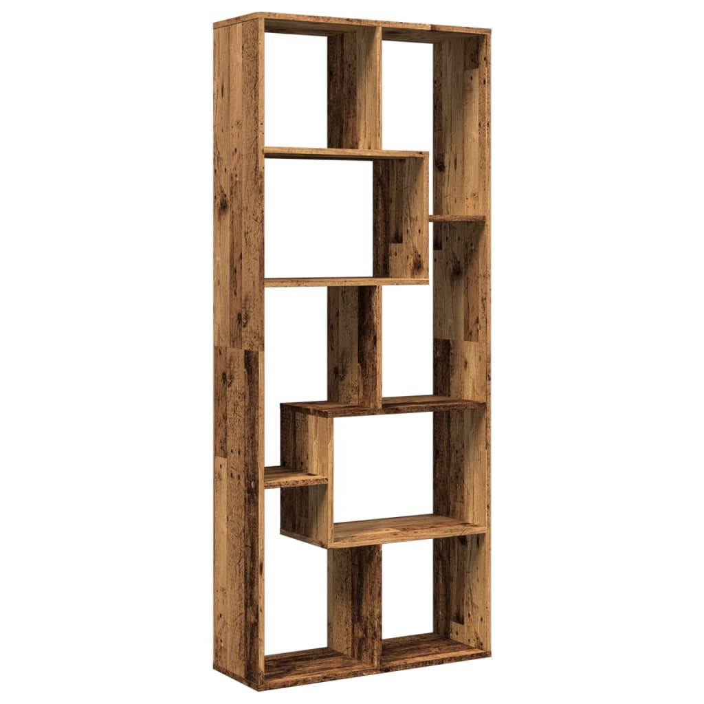 Bibliotecă/separator cameră lemn vechi 67x25x161,5 cm lemn