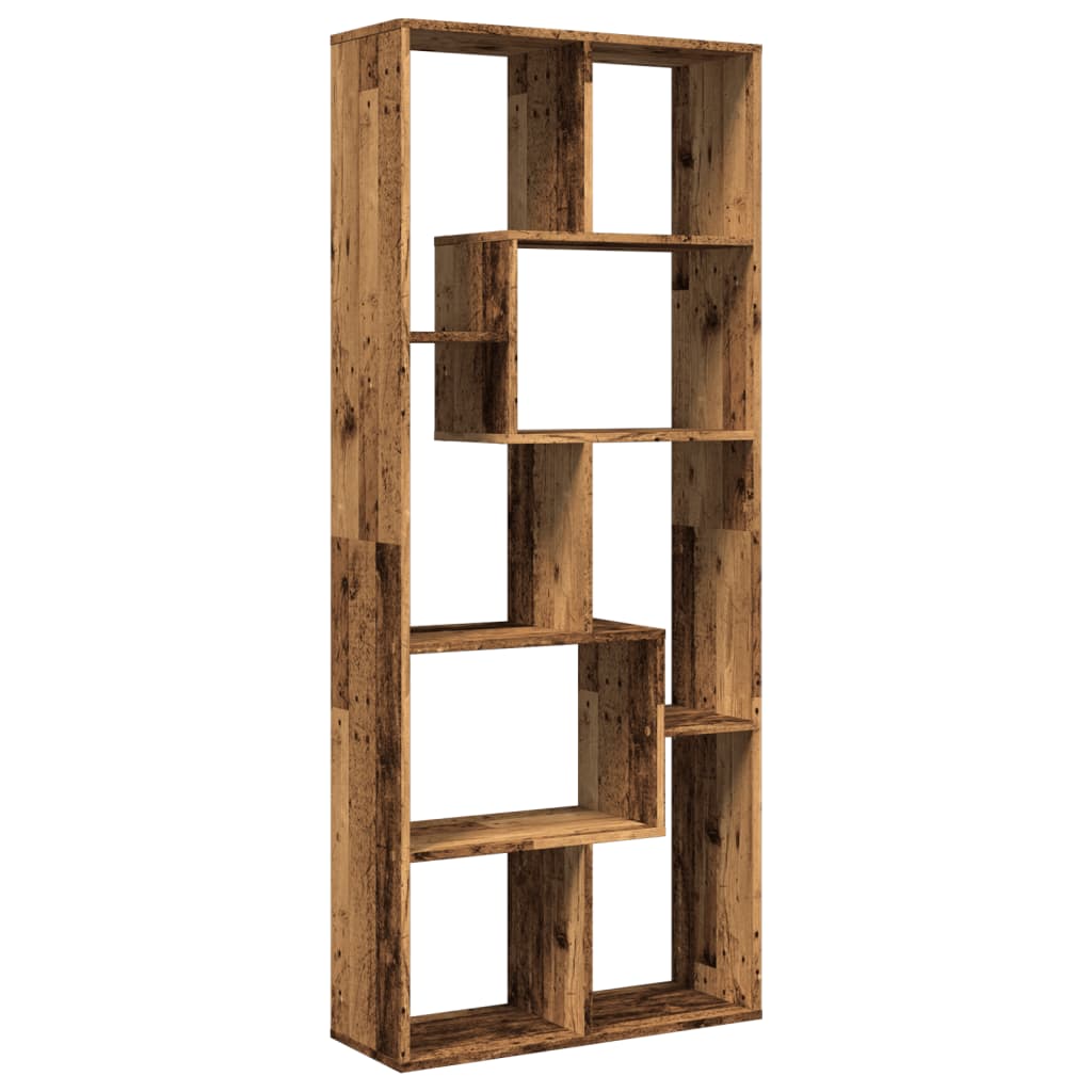 Bibliotecă/separator cameră lemn vechi 67x25x161,5 cm lemn