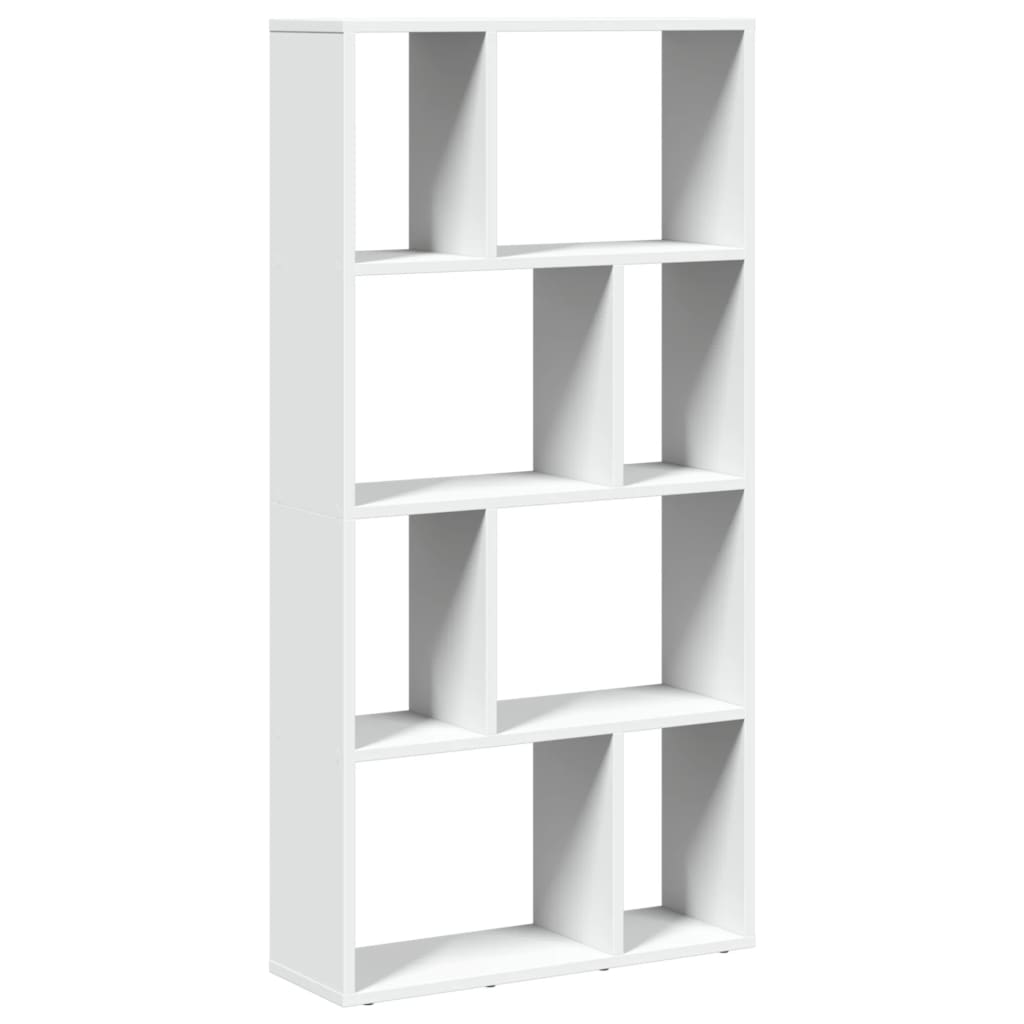 Bibliotecă, alb, 60x20x120 cm, lemn prelucrat