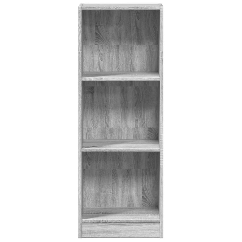 Bibliotecă, gri sonoma, 40x24x109 cm, lemn prelucrat