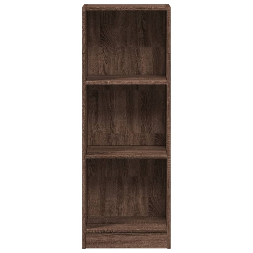 Bibliotecă, stejar maro, 40x24x109 cm, lemn prelucrat