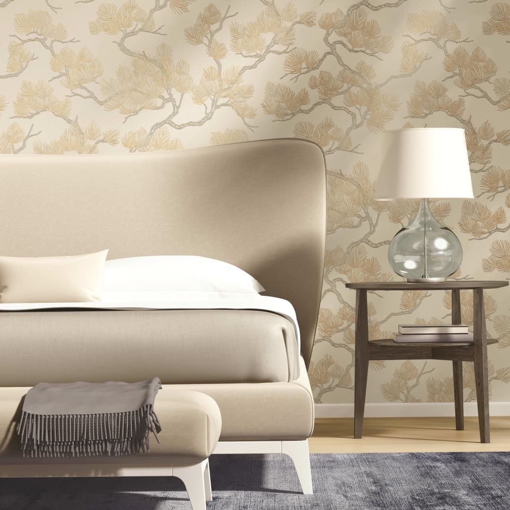 DUTCH WALLCOVERINGS Tapet, crem, model pin