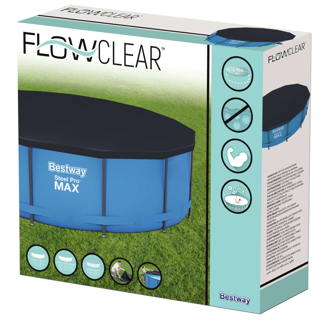 92071 Bestway Prelată de piscină Flowclear, 366 cm