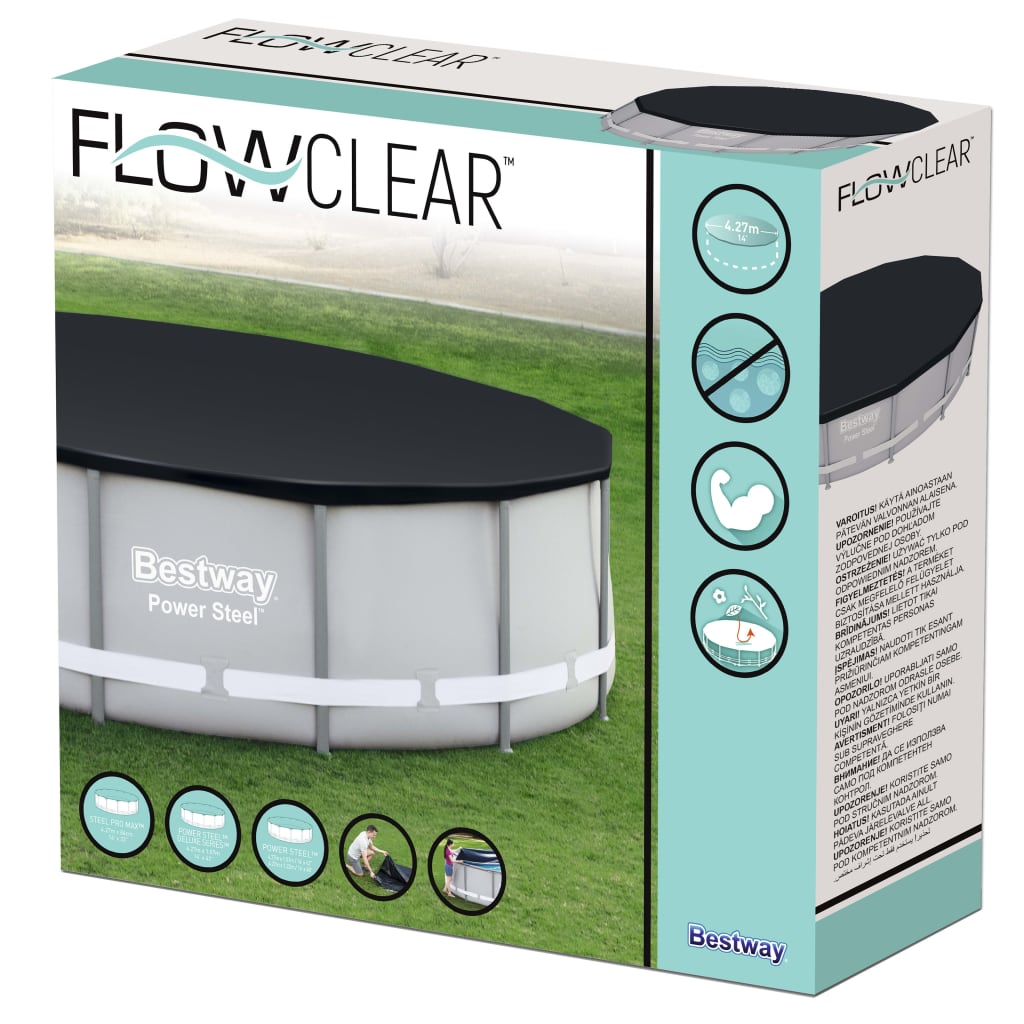 Bestway Prelată de piscină Flowclear, 427 cm