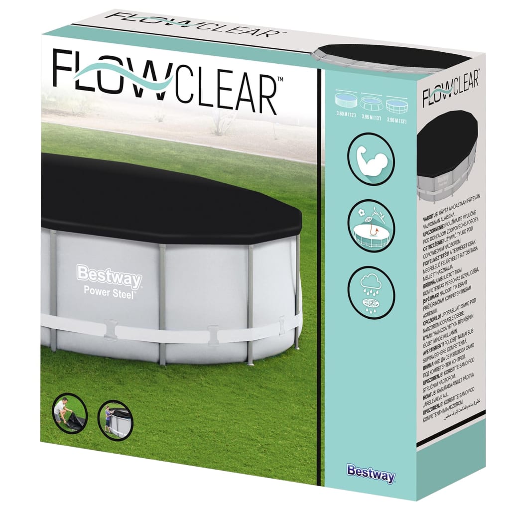 Bestway Prelată piscină Flowclear, 396 cm