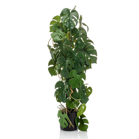 Emerald Monstera artificială în ghiveci, 75 cm