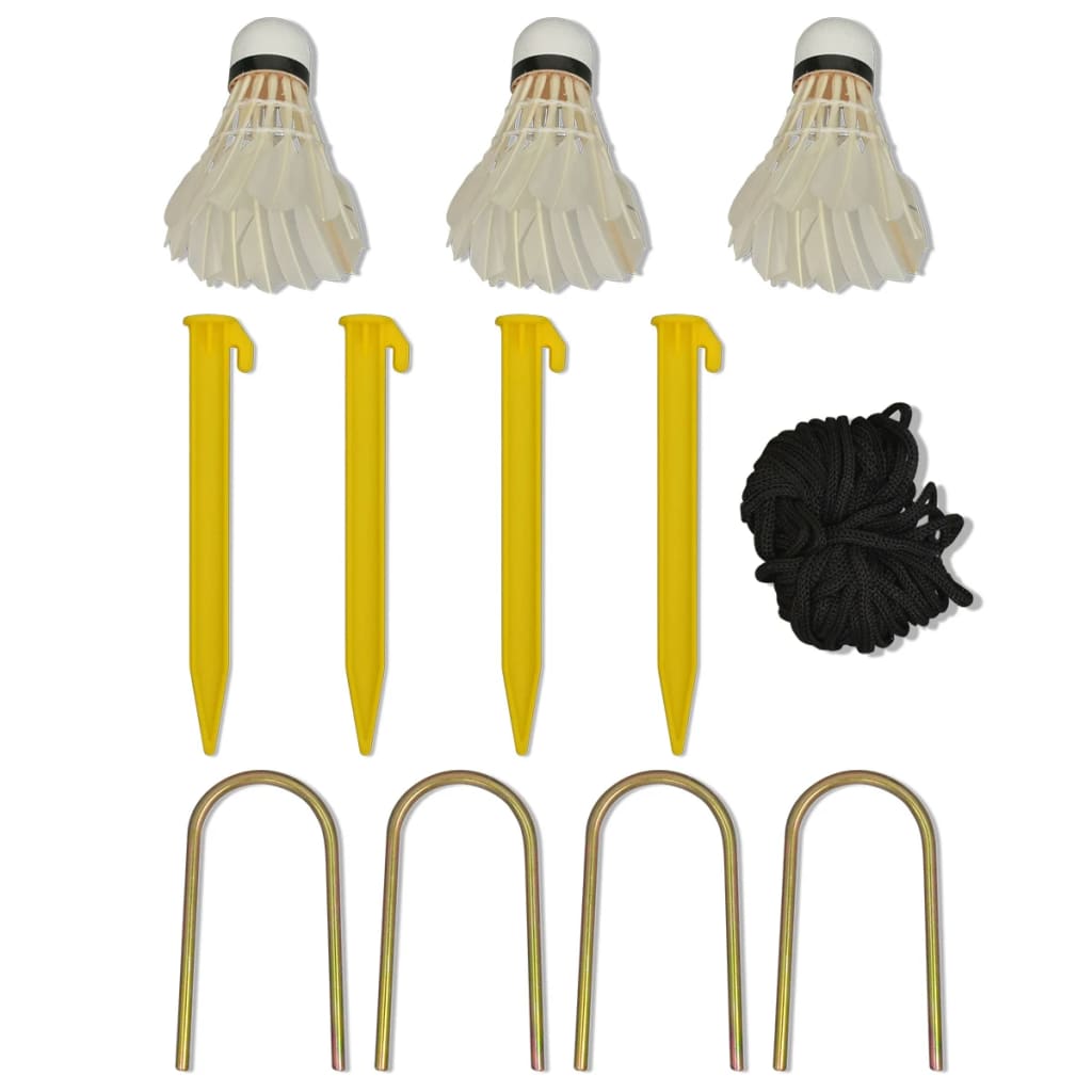 Set fileu de badminton, cu fluturași, 300x155 cm