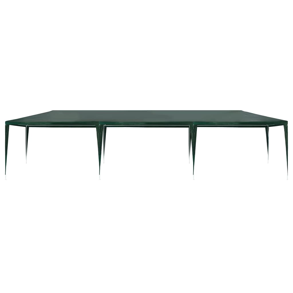 Cort de petrecere, verde, 3 x 9 m, PE