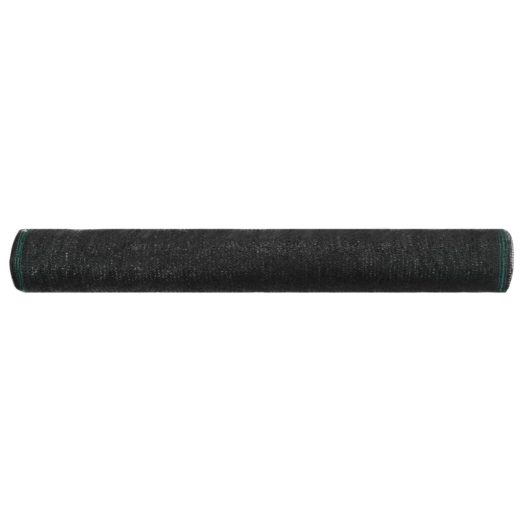 Plasă teren de tenis, negru, 1,6x25 m, HDPE